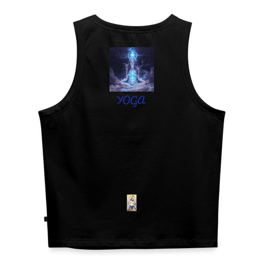 YOGA#4 Cropped Frauen Organic Tank Top - Spreadconnect