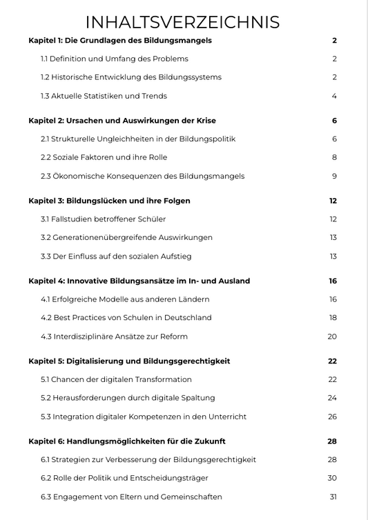 Bildungsmangel: Die  unsichtbare Krise  unserer Gesellschaft - Georg Werner