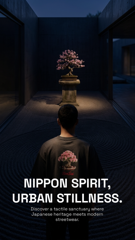 BonSai#1 Premium Oversized Bio Cropped T-Shirt – Lifestyle-/Kampagnenbild