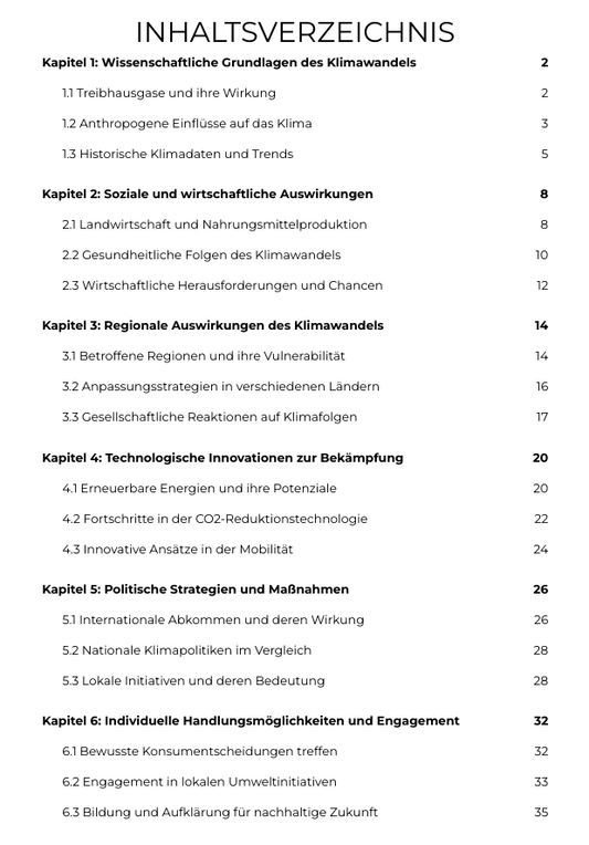 Klimawandel verstehen:  Ursachen, Folgen und  Lösungen für eine  bessere Zukunft - Georg Werner
