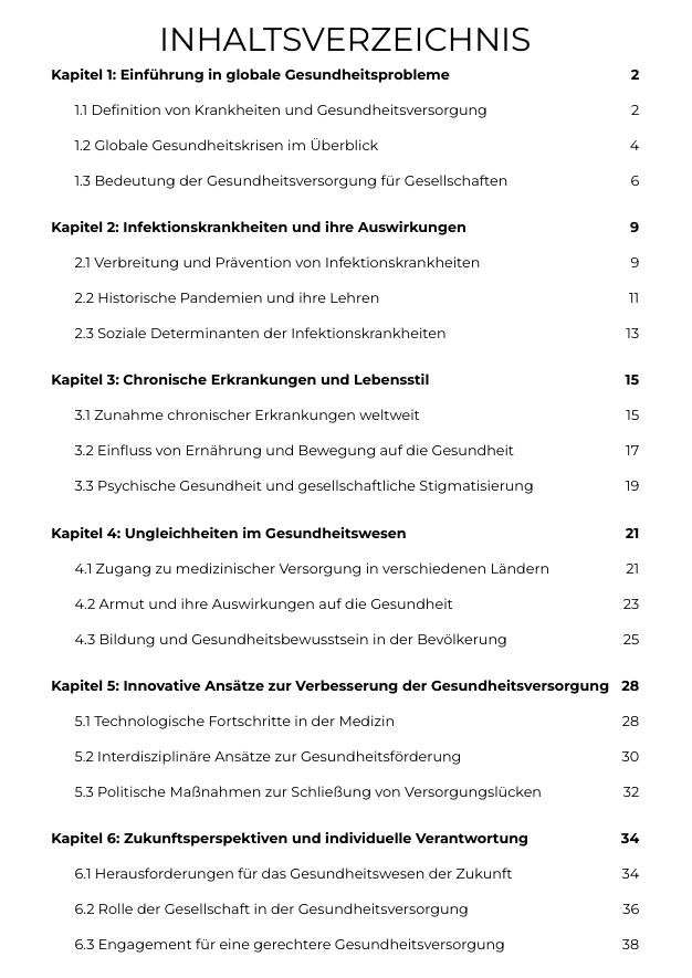 Krankheiten und  mangelnde  Gesundheitsversorgung - Georg Werner