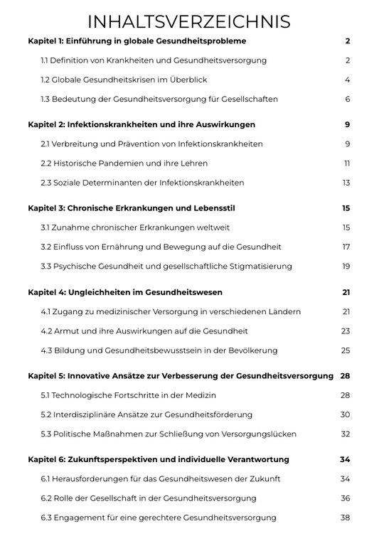 Krankheiten und  mangelnde  Gesundheitsversorgung - Georg Werner