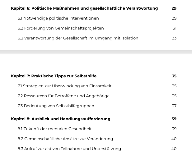 Mentale Gesundheit  und soziale Isolation - Georg Werner