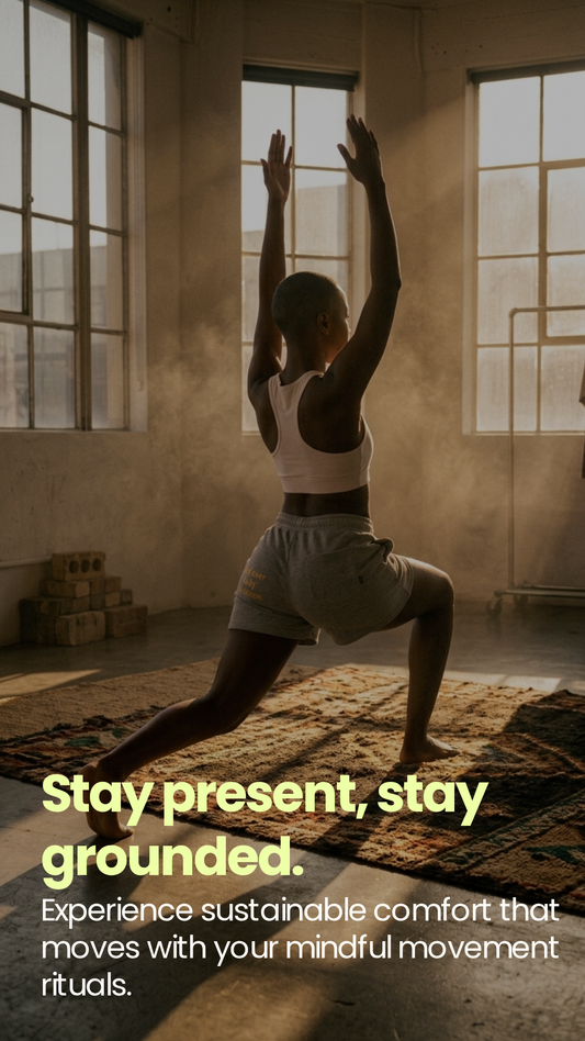 Yoga Frauen Premium Organic Sweatshorts – Lifestyle-/Kampagnenbild