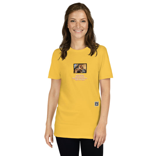 Retropet#2 Unisex T-Shirt in Daisy – Vorderansicht