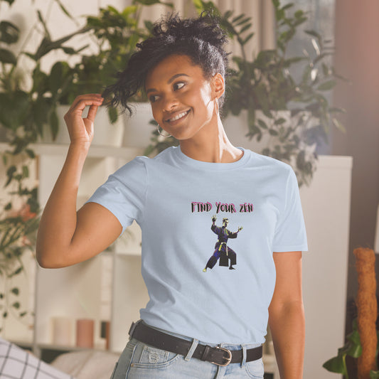 AMIG#2 Unisex T-Shirt in Light-Blue – Vorderansicht