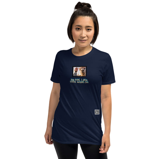 Retropet#3 Unisex T-Shirt in French Navy – Vorderansicht