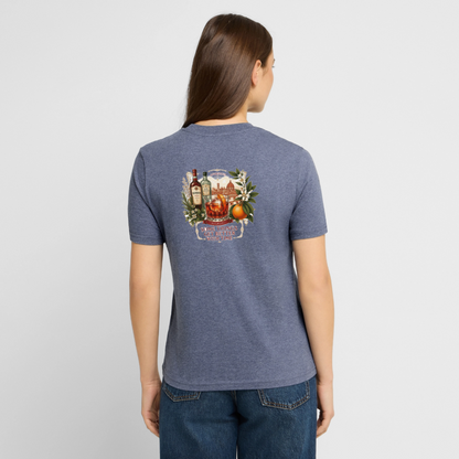 Negroni Unisex Bio-T-Shirt - Dunkelblau meliert
