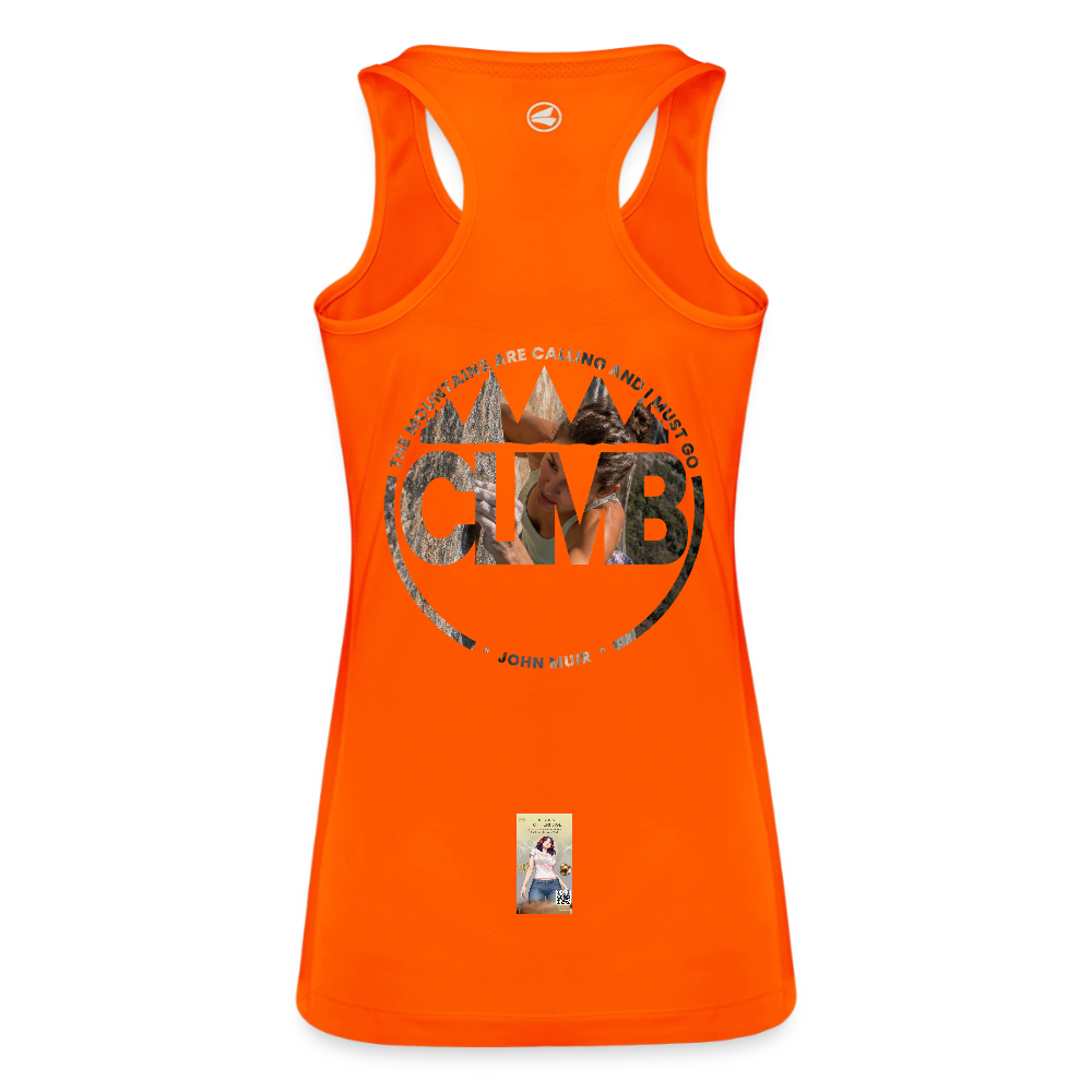 Climb JAKO Frauen Tanktop Run 2.0 - Neonorange