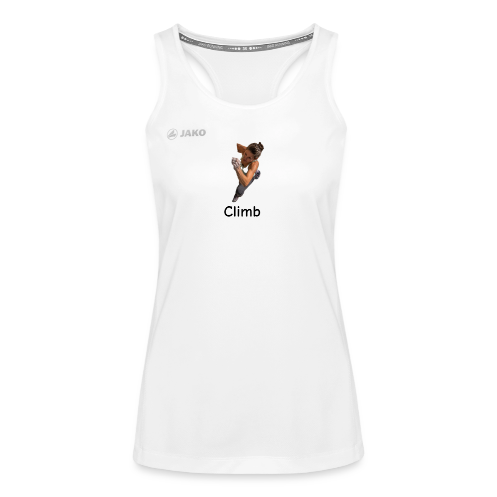 Climb JAKO Frauen Tanktop Run 2.0 - Weiß