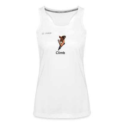 Climb JAKO Frauen Tanktop Run 2.0 - Weiß
