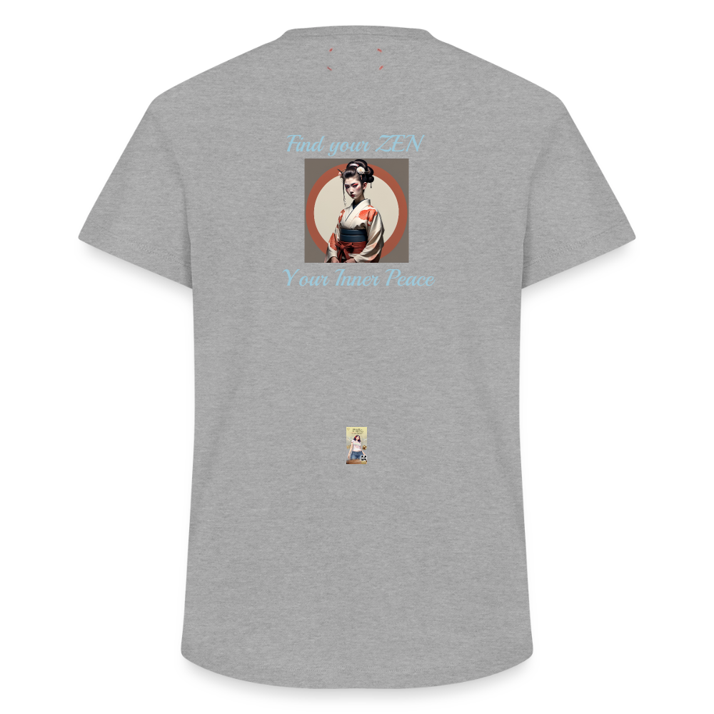 Yoga#1Cotton T-Shirt – von SPREAD - Grau meliert