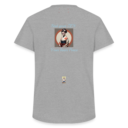 Yoga#1Cotton T-Shirt – von SPREAD - Grau meliert