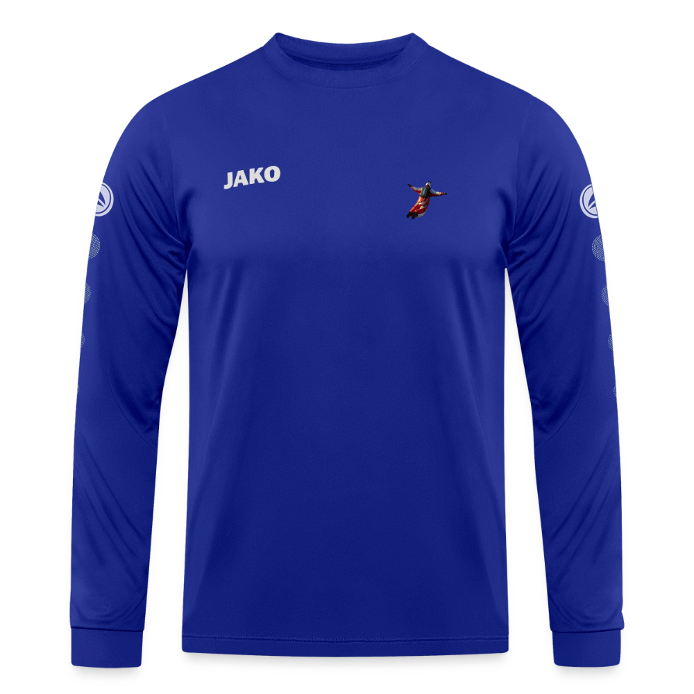 BaseJump JAKO Trikot Team Langarm - Royalblau