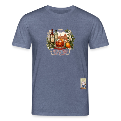 Negroni Unisex Bio-T-Shirt - Dunkelblau meliert