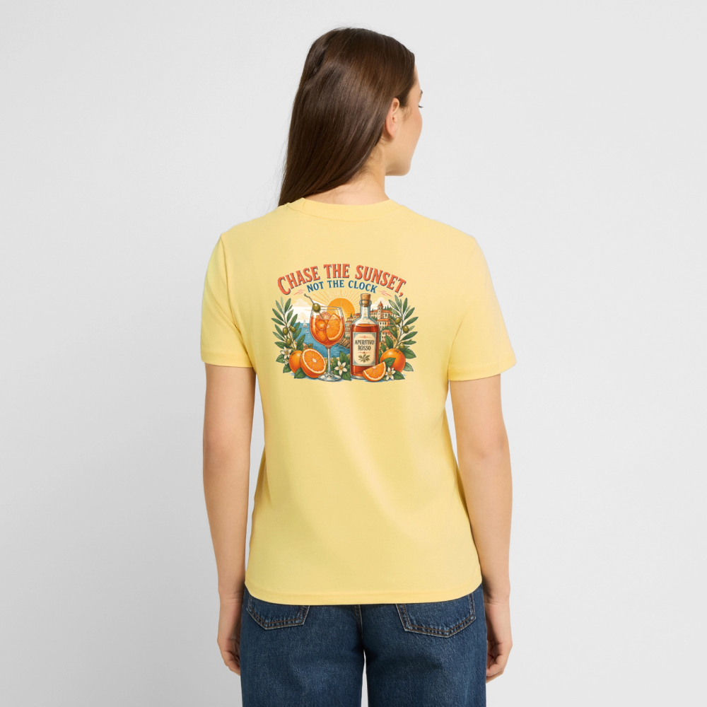 Aperosso Unisex Bio-T-Shirt - Gelb Viva 