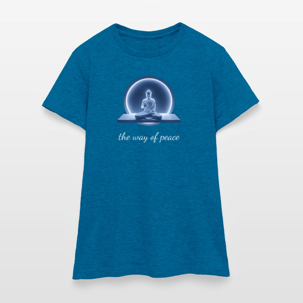 TWoP Frauen T-Shirt - Antikblaues Saphir meliert