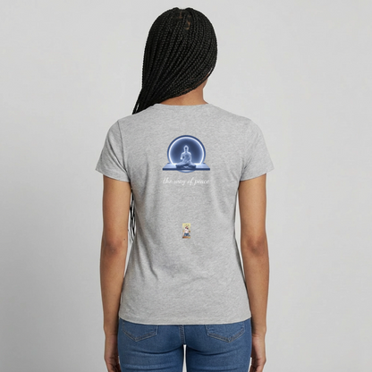 Frauen T-Shirt - Grau meliert