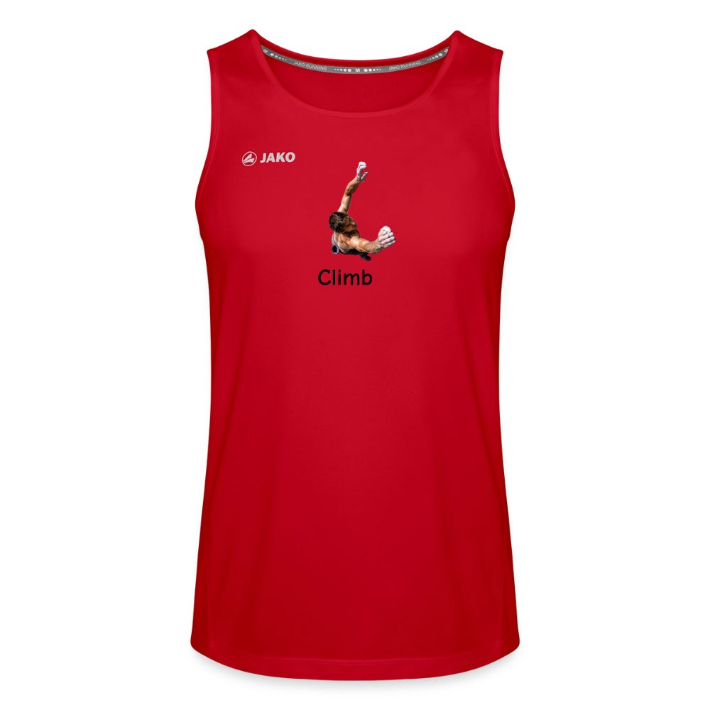 Climb JAKO Männer Tanktop Run 2.0 - Rot
