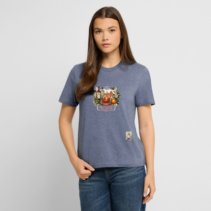 Negroni Unisex Bio-T-Shirt - Dunkelblau meliert