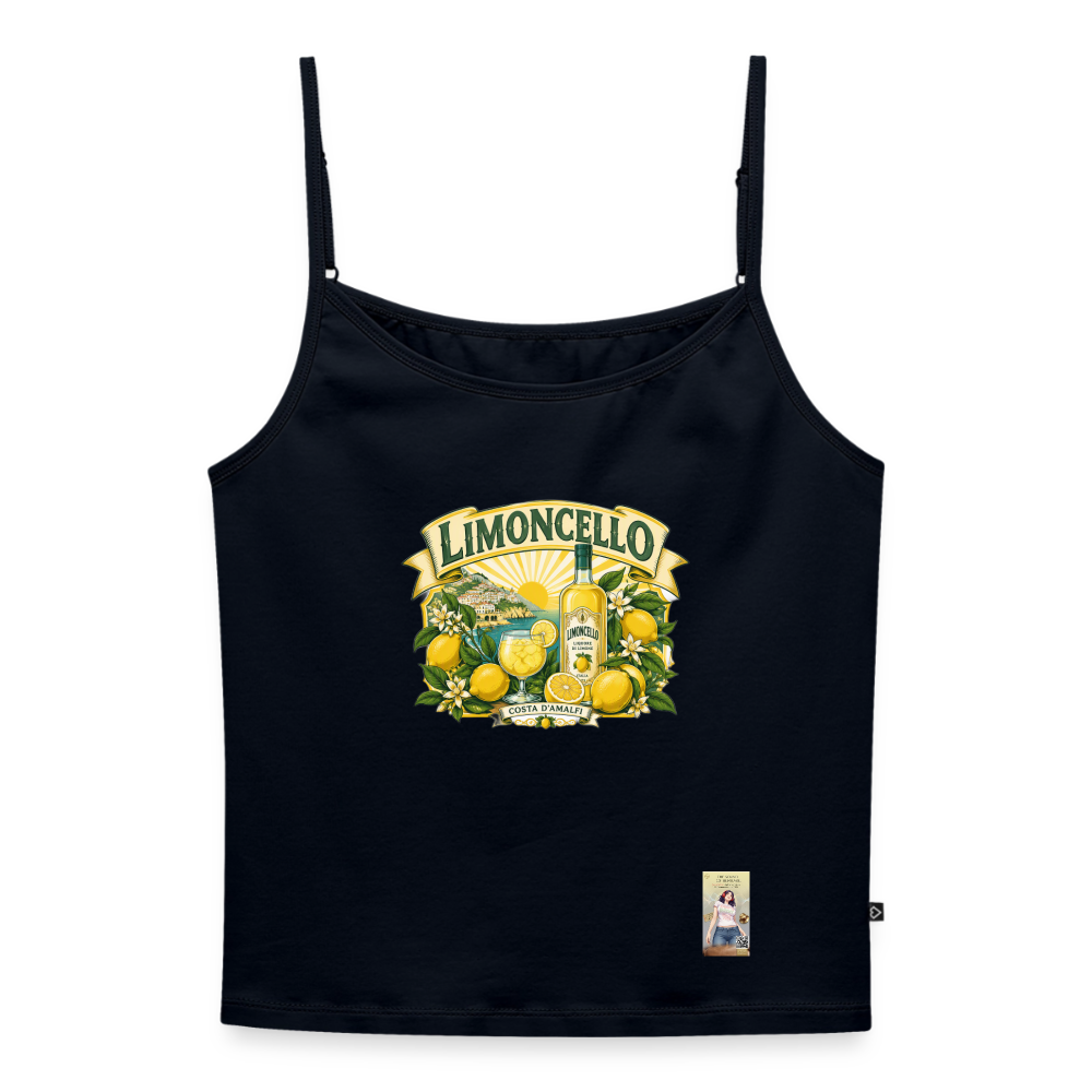 Limon Organic Top mit Spaghettiträgern - Navy