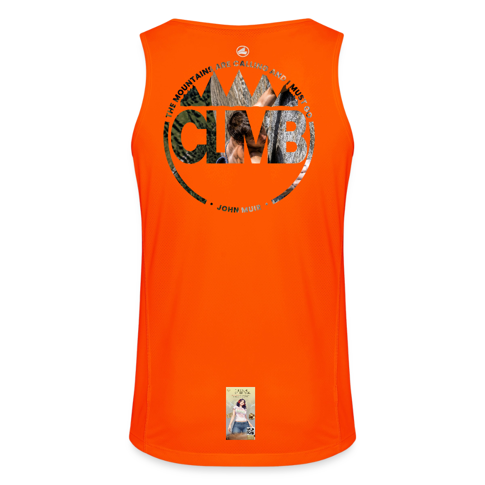 Climb JAKO Männer Tanktop Run 2.0 - Neonorange