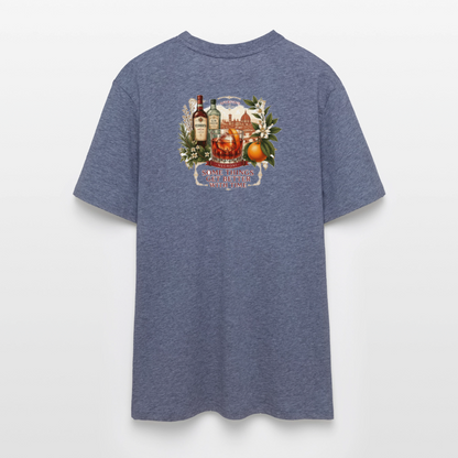 Negroni Unisex Bio-T-Shirt - Dunkelblau meliert