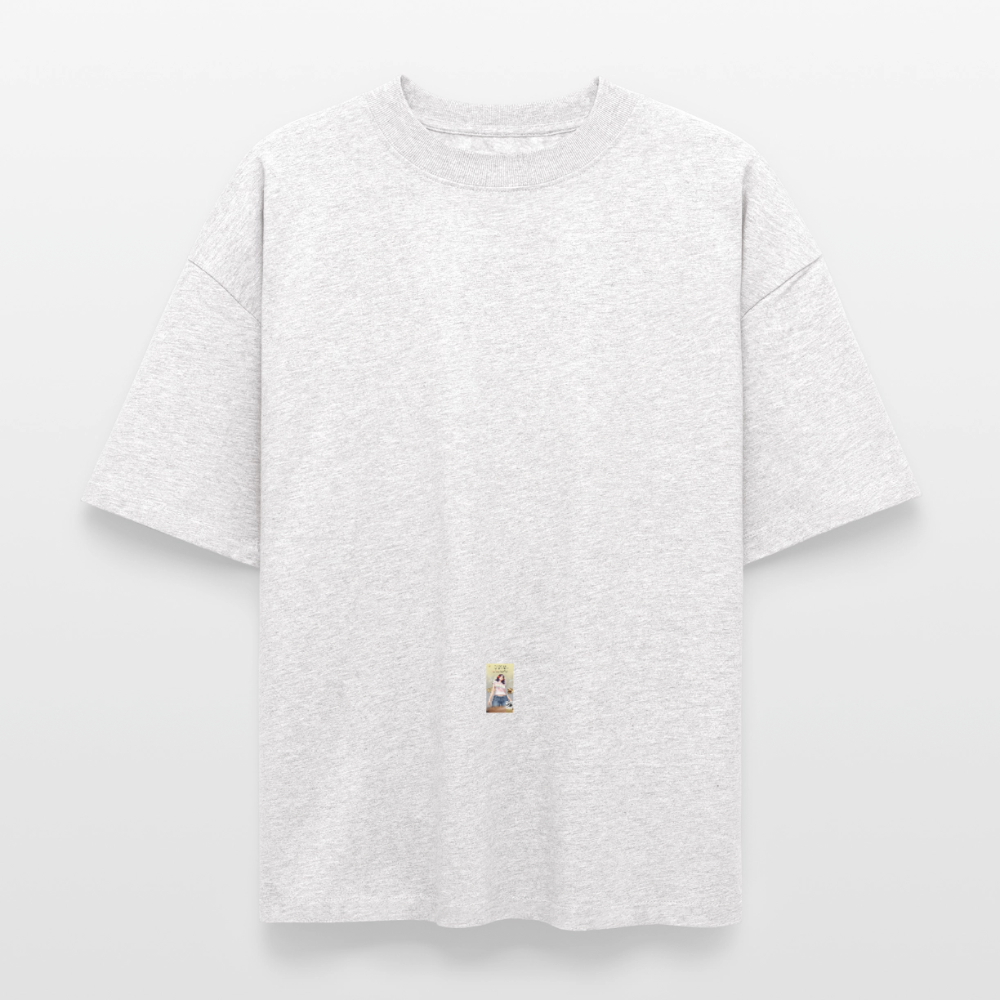 Gangsta#3 Heavyweight Unisex Organic T-Shirt - Kühles Grau meliert