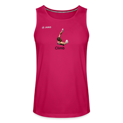 Climb JAKO Männer Tanktop Run 2.0 - dunkles Pink