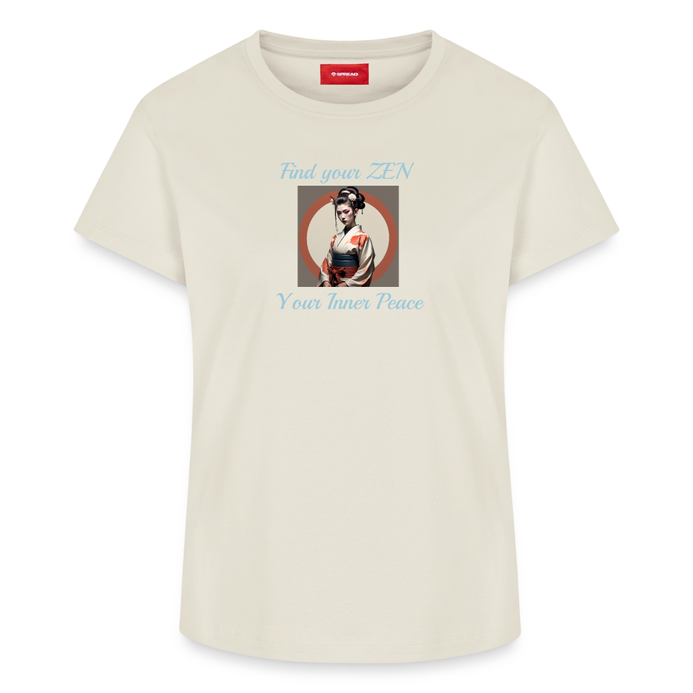 Yoga#1Cotton T-Shirt – von SPREAD - Naturweiß
