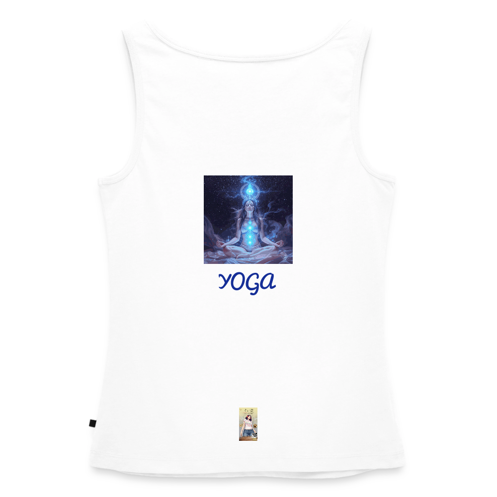 YOGA Frauen Premium Tank Top - Weiß