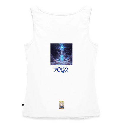 YOGA Frauen Premium Tank Top - Weiß