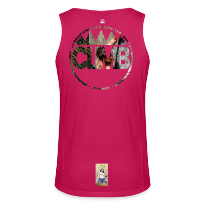 Climb JAKO Männer Tanktop Run 2.0 - dunkles Pink