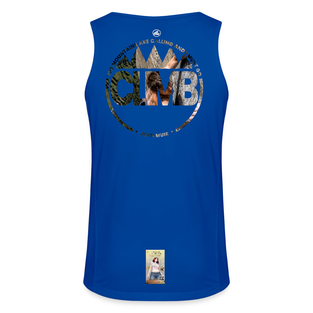 Climb JAKO Männer Tanktop Run 2.0 - Royalblau