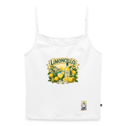 Limon Organic Top mit Spaghettiträgern - Weiß