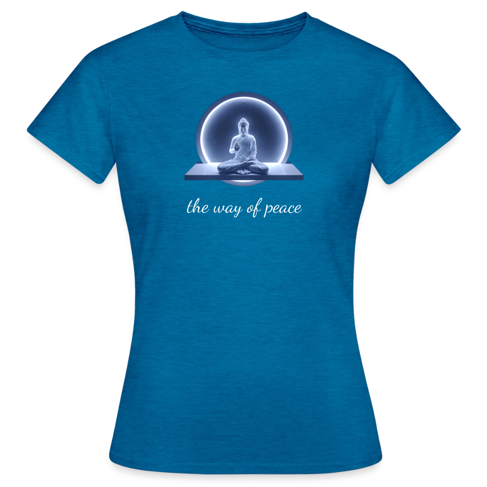 TWoP Frauen T-Shirt - Antikblaues Saphir meliert