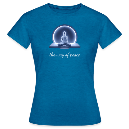 TWoP Frauen T-Shirt - Antikblaues Saphir meliert