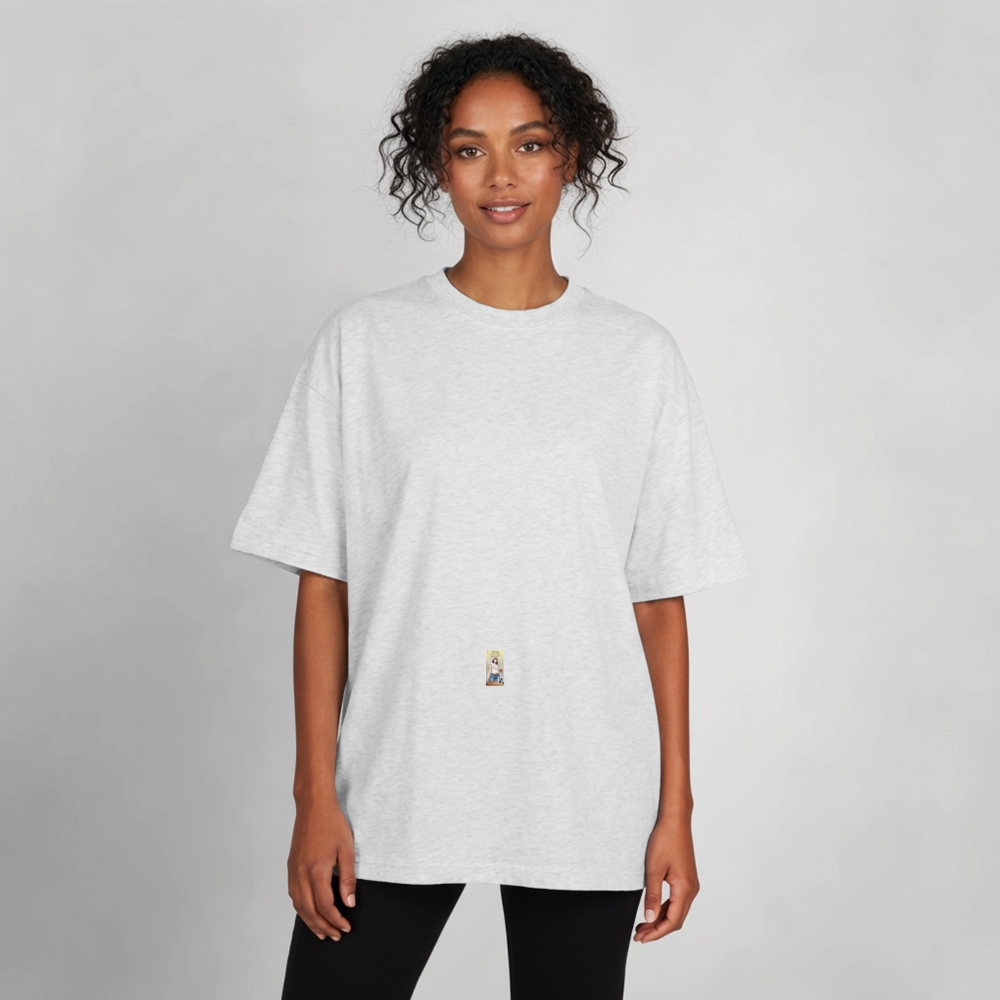 Gangsta#3 Heavyweight Unisex Organic T-Shirt - Kühles Grau meliert