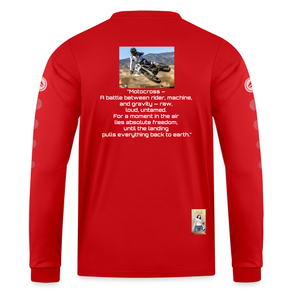 MotoX JAKO Trikot Team Langarm - Rot