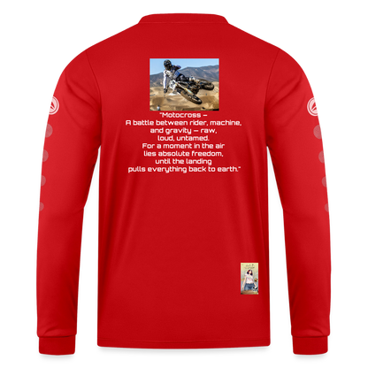 MotoX JAKO Trikot Team Langarm - Rot
