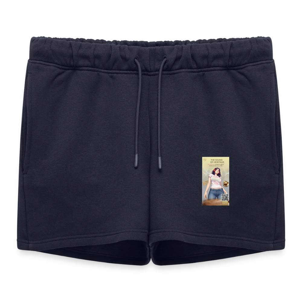 Yoga Frauen Premium Organic Sweatshorts - Navy
