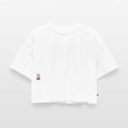 BonSai#1 Premium Oversized Bio Cropped T-Shirt - Weiß