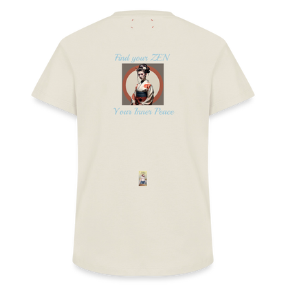 Yoga#1Cotton T-Shirt – von SPREAD - Naturweiß