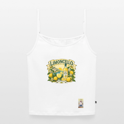 Limon Organic Top mit Spaghettiträgern - Weiß