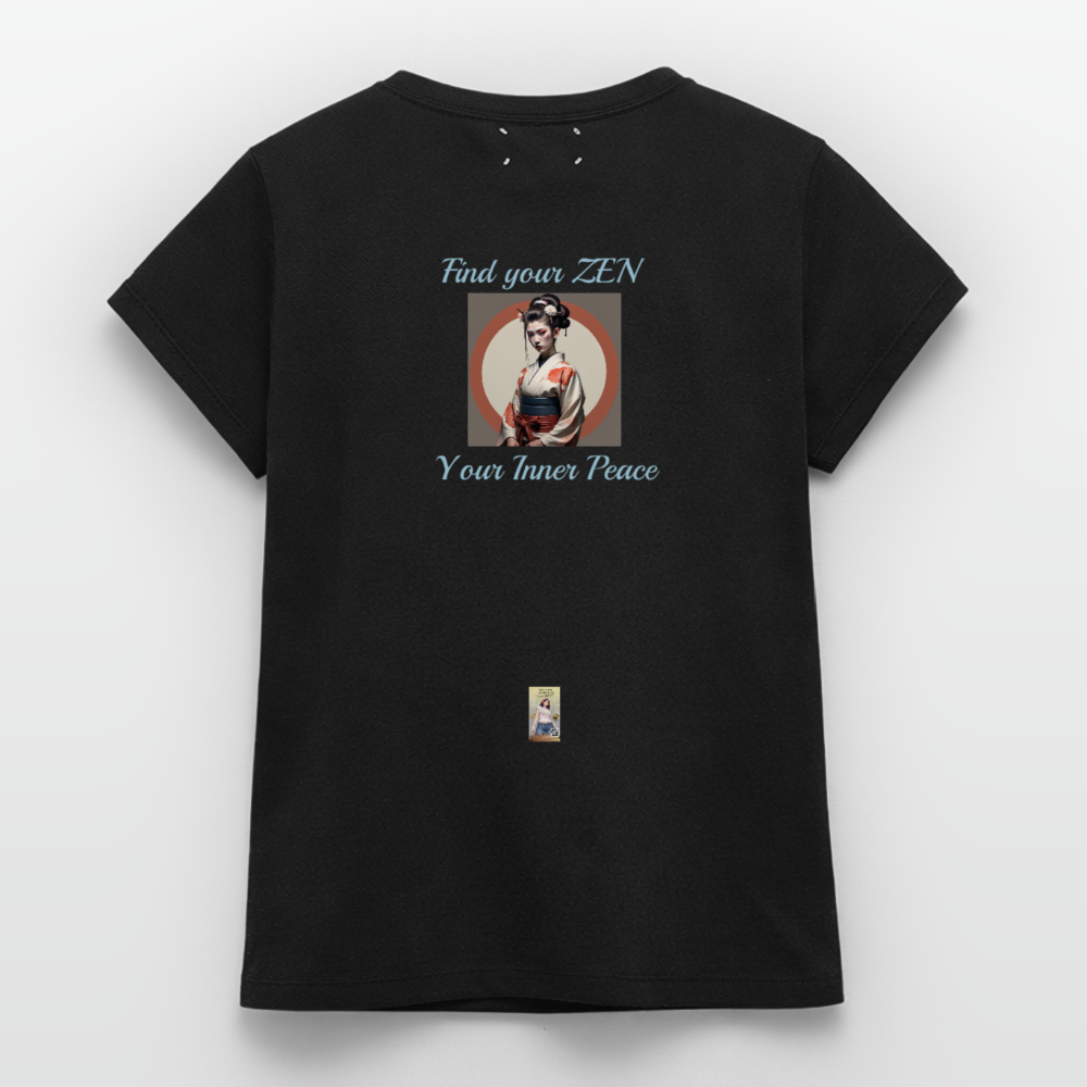 Yoga#1Cotton T-Shirt – von SPREAD - Schwarz