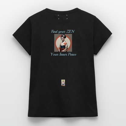 Yoga#1Cotton T-Shirt – von SPREAD - Schwarz
