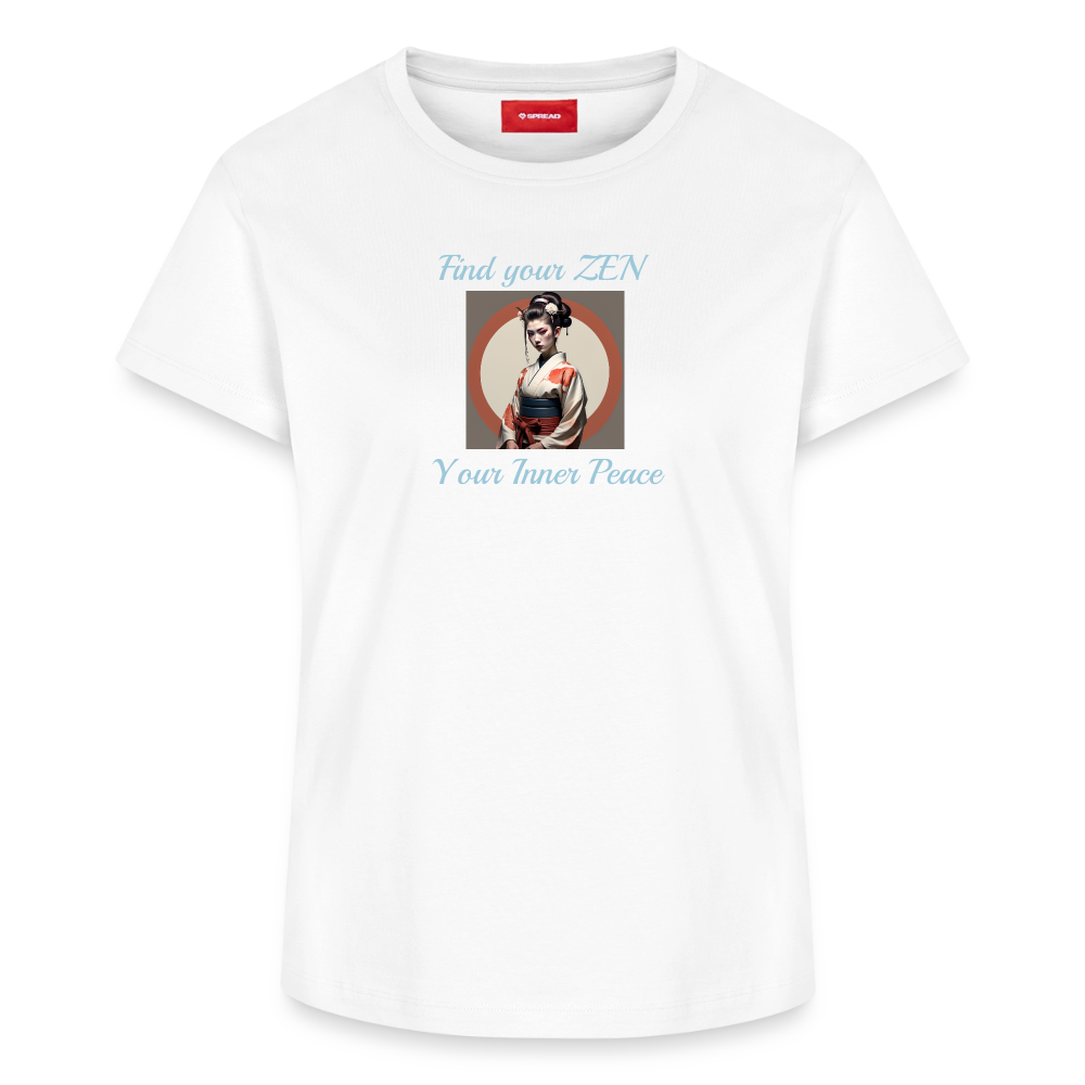 Yoga#1Cotton T-Shirt – von SPREAD - Weiß