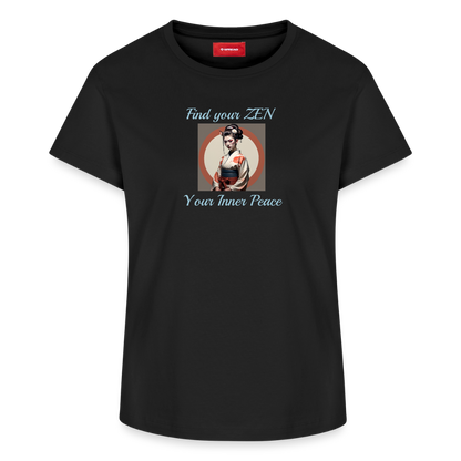 Yoga#1Cotton T-Shirt – von SPREAD - Schwarz