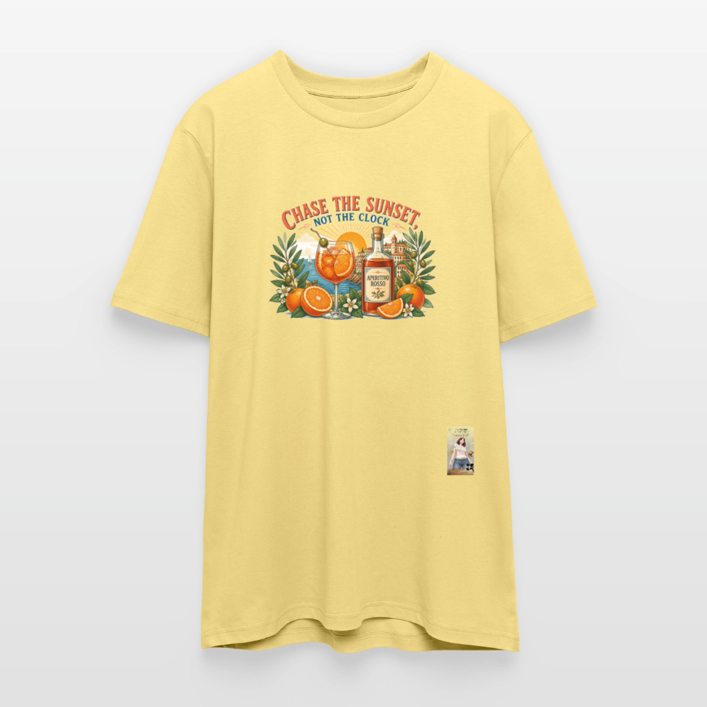 Aperosso Unisex Bio-T-Shirt - Gelb Viva 