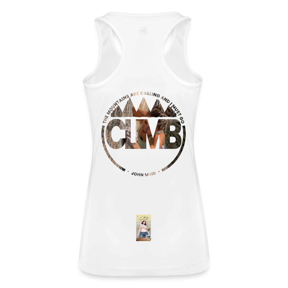 Climb JAKO Frauen Tanktop Run 2.0 - Weiß